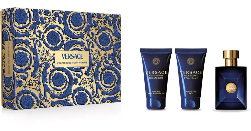 Dylan Blue set regalo EDT 50 ml, gel doccia Dylan Blue 50 ml e balsamo dopobarba Dylan Blue 50 ml