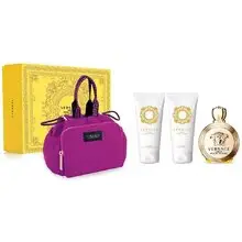 Eros donna set regalo EDP 100 ml, lozione per il corpo 100 ml, gel doccia 100 ml e borsetta - 100 ml