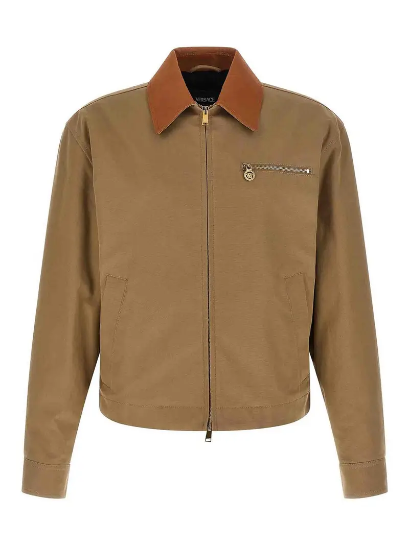 Giacca di tela Beige