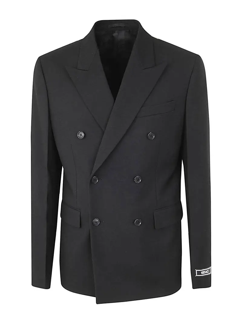 Giacca formale in tessuto lana Nero