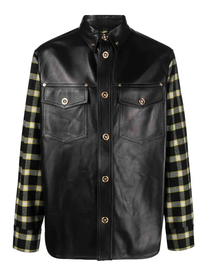 Giubbotto in pelle Beige