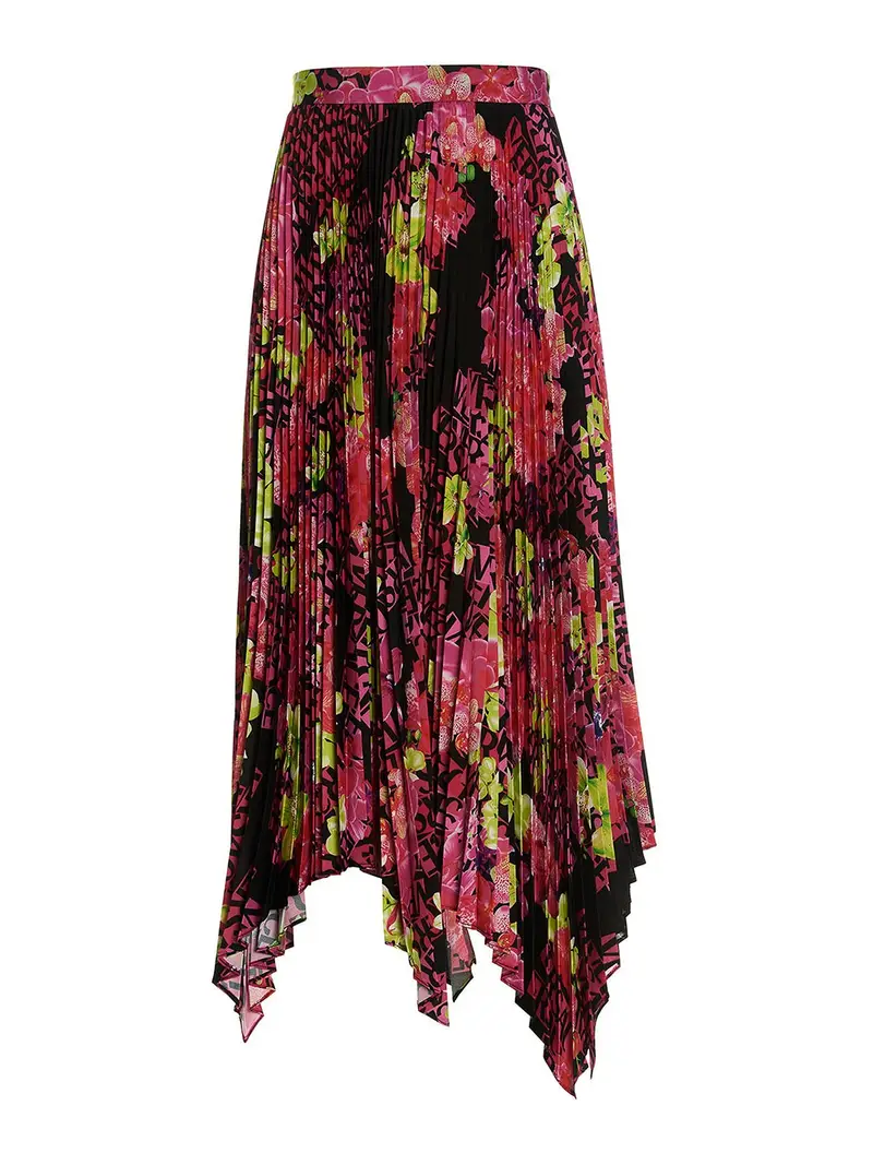 Gonna versace orchidea Multicolore