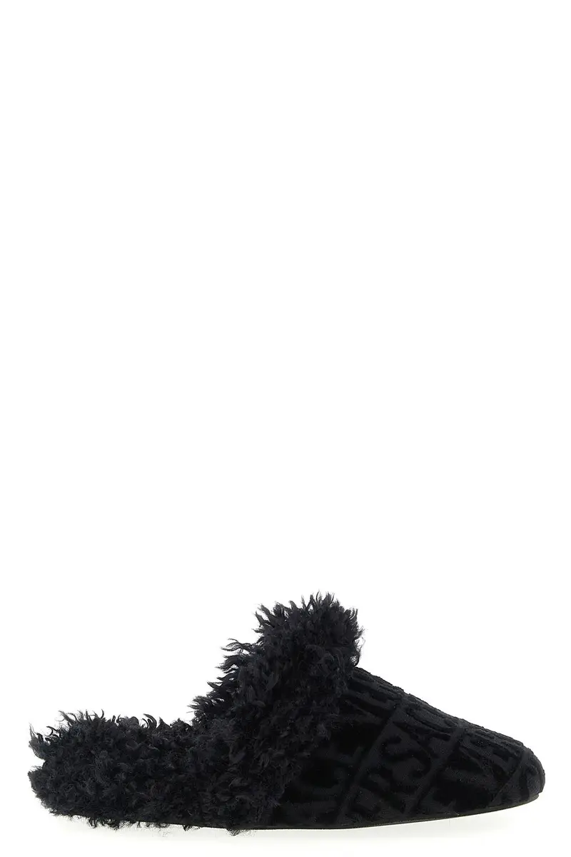 Pantofola 'Versace' Nero