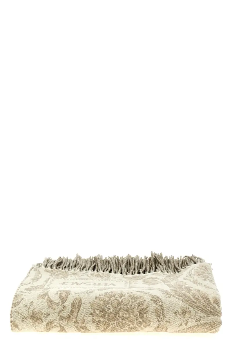 Plaid 'Barocco' Beige