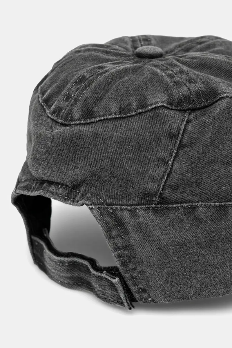 berretto da baseball in cotone uomo colore grigio con applicazione 78GAZK57 ZG369 miniatura 3