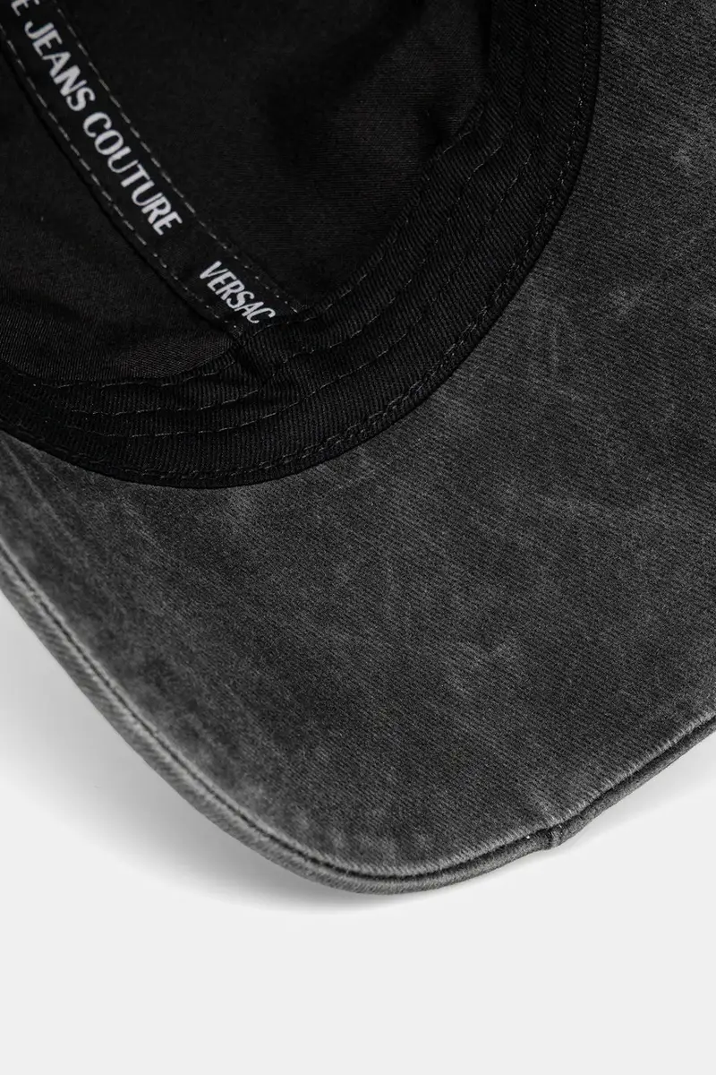 berretto da baseball in cotone uomo colore grigio con applicazione 78GAZK57 ZG369 miniatura 4