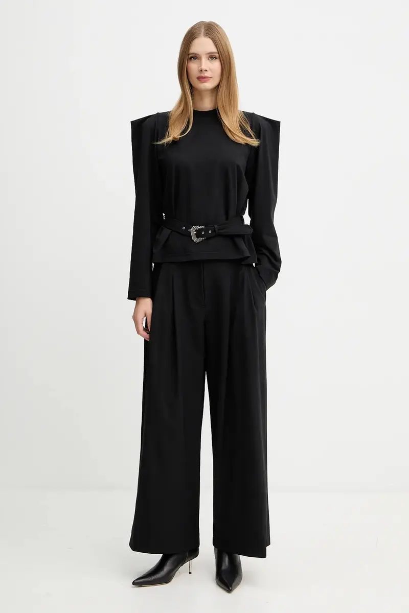 camicia a maniche lunghe colore nero 79HAH600 J0089 miniatura 2