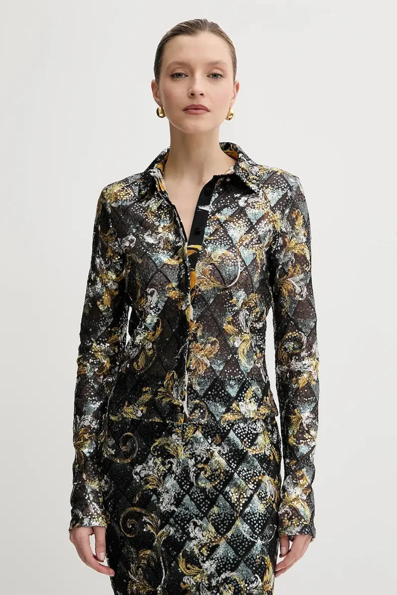 camicia colore nero 78HAL2B3 JS443