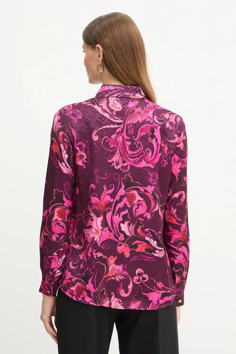 camicia donna colore granata 79HAL201 NS671 miniatura 3