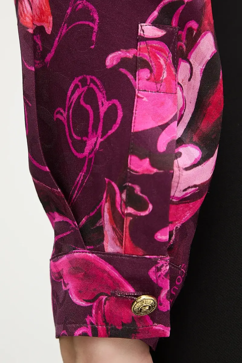 camicia donna colore granata 79HAL201 NS671 miniatura 5