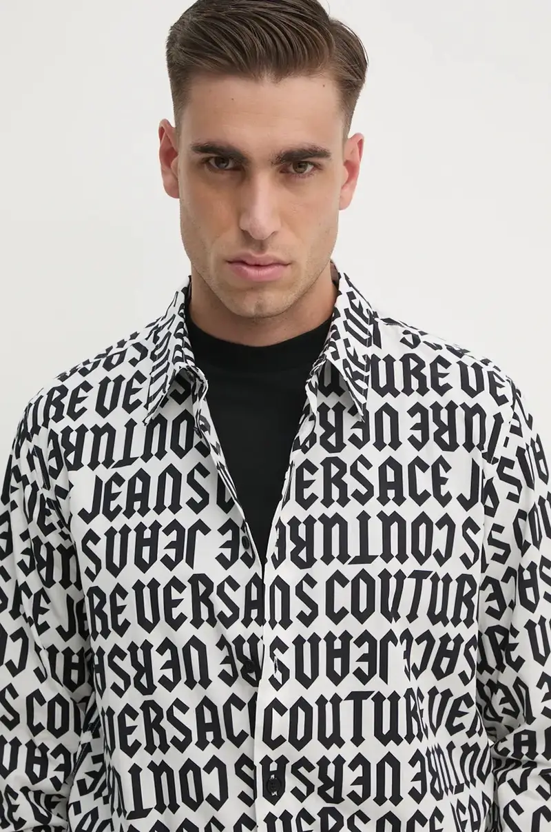 camicia in cotone uomo colore bianco 77GAL2R0 NS469 miniatura 4