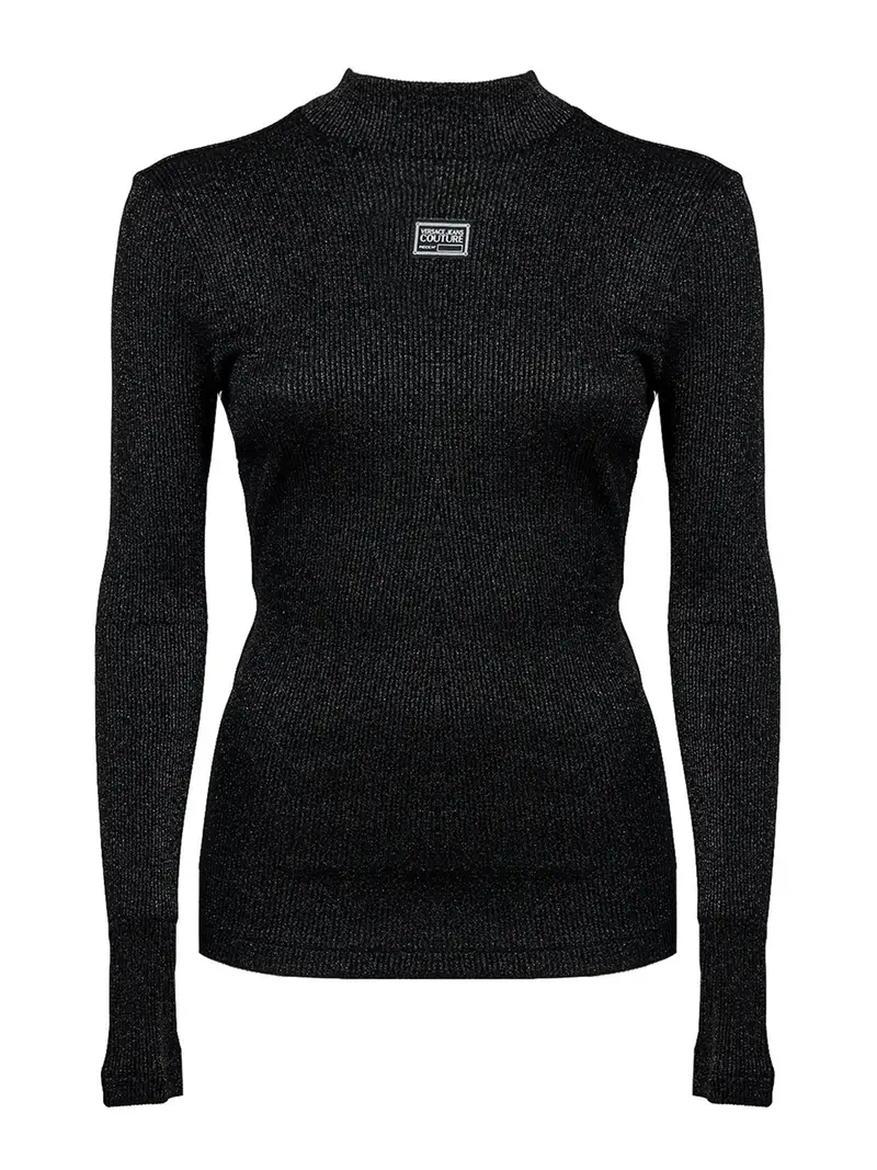 Dolcevita in lurex Nero