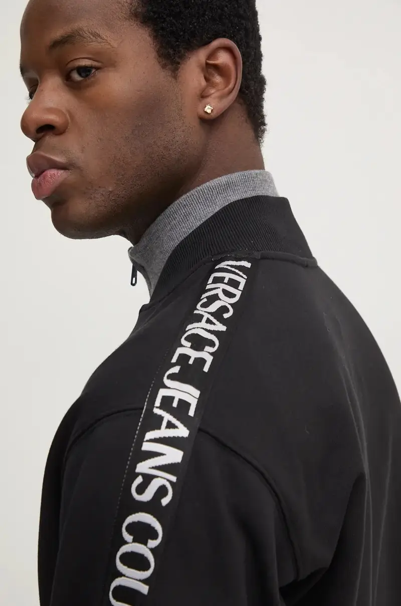 felpa in cotone uomo colore nero 77GAIC02 CF02C miniatura 5