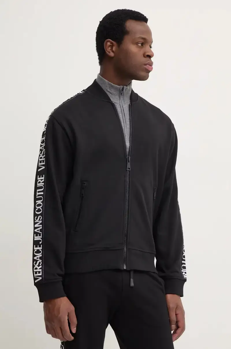 felpa in cotone uomo colore nero 77GAIC02 CF02C