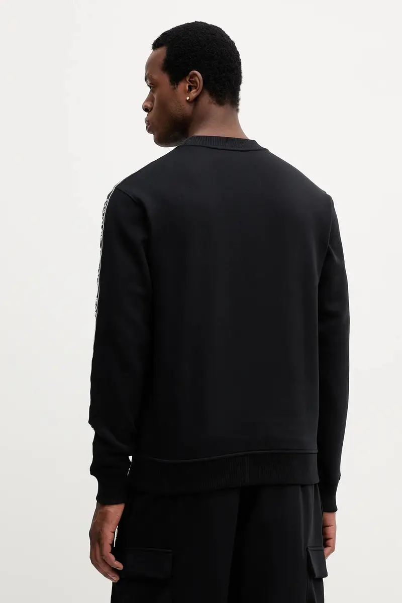 felpa in cotone uomo colore nero 79GAIC02 CF02C miniatura 3