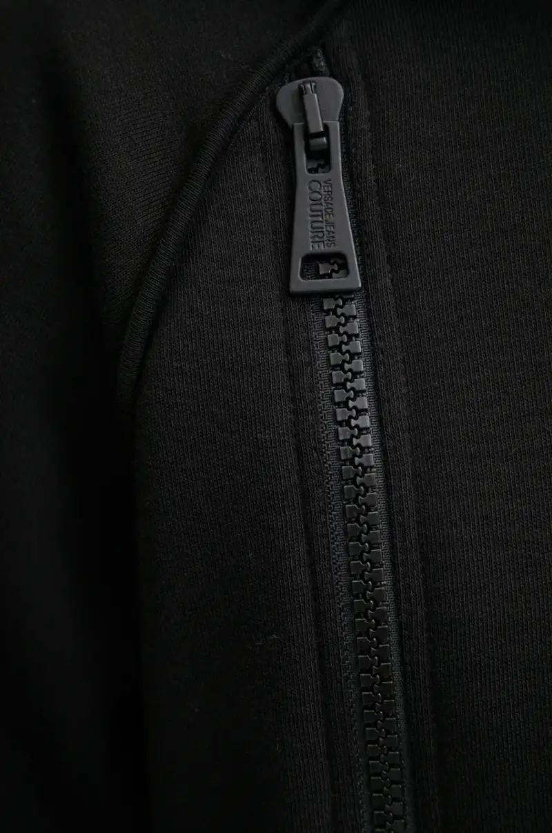 felpa in cotone uomo colore nero con cappuccio 77GAI307 F0002 miniatura 5