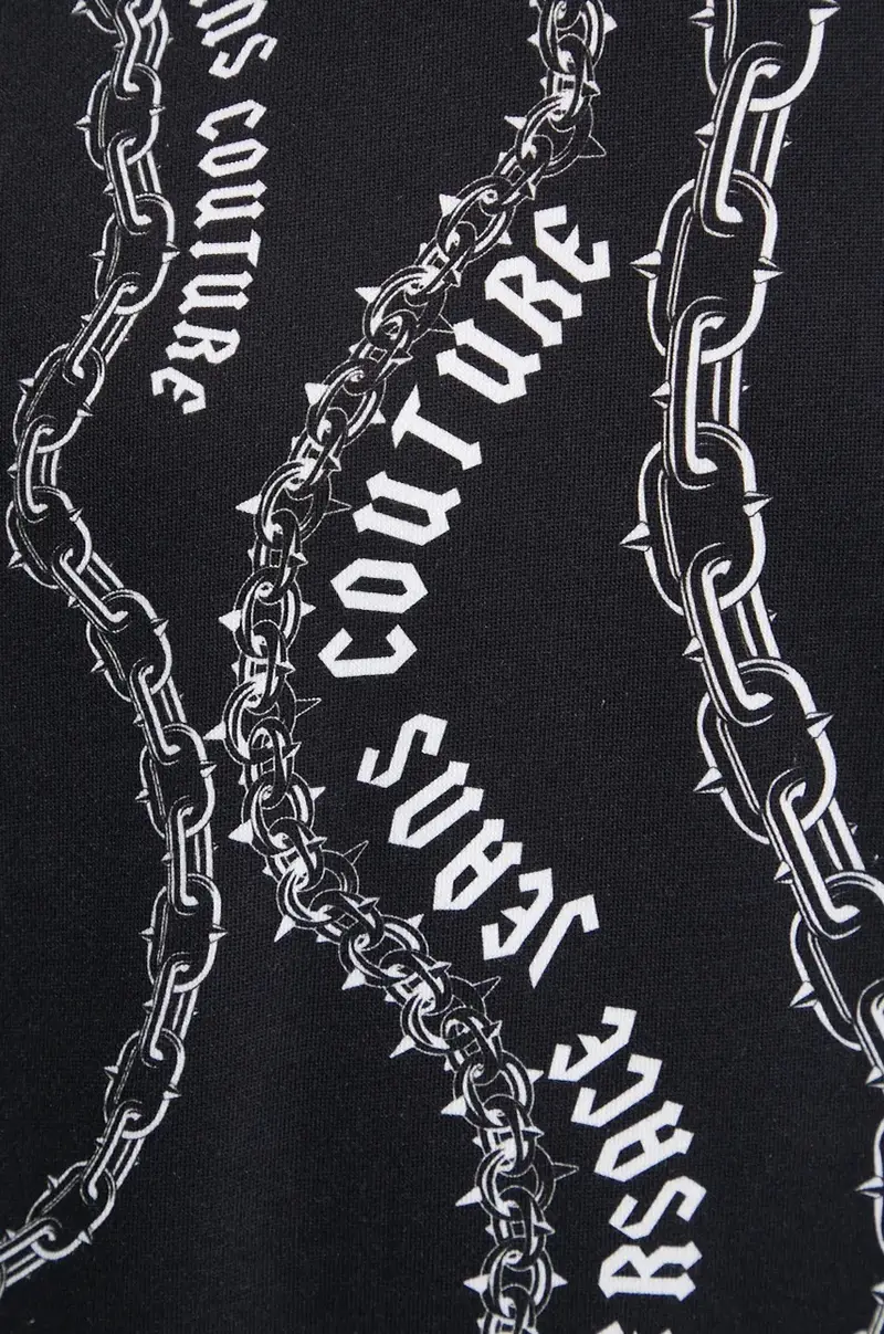 felpa in cotone uomo colore nero con cappuccio 77GAI3L0 FS160 miniatura 5