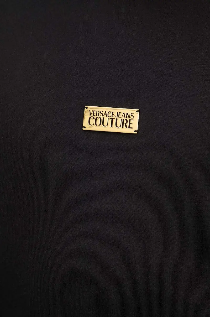 felpa in cotone uomo colore nero con cappuccio con applicazione 77GAIT08 CF00T miniatura 5