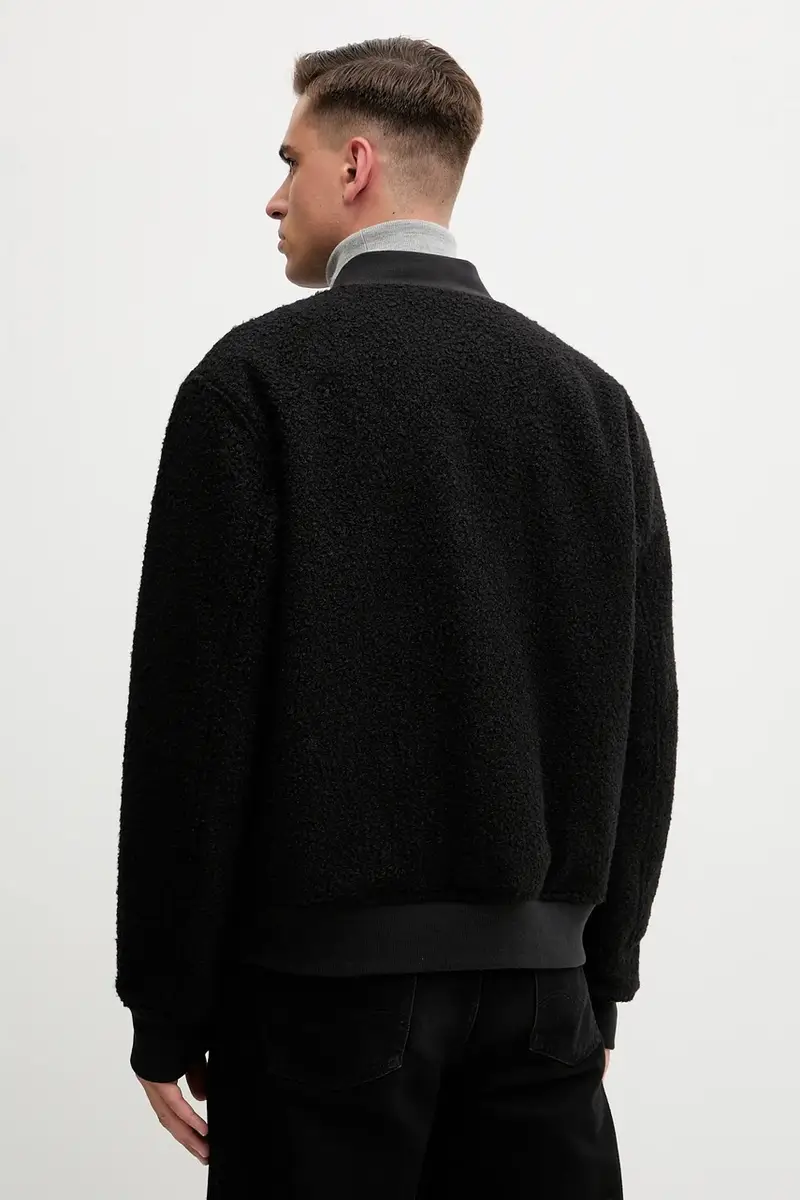 giacca bomber reversibile colore nero 79GAS407 N0540 miniatura 3