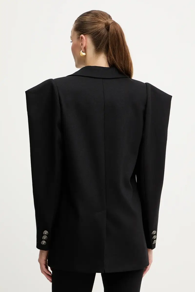 giacca con lana colore nero 79HAQ705 N0542 miniatura 3