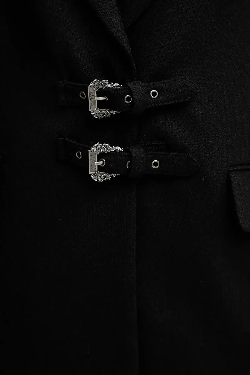 giacca con lana colore nero 79HAQ705 N0542 miniatura 5