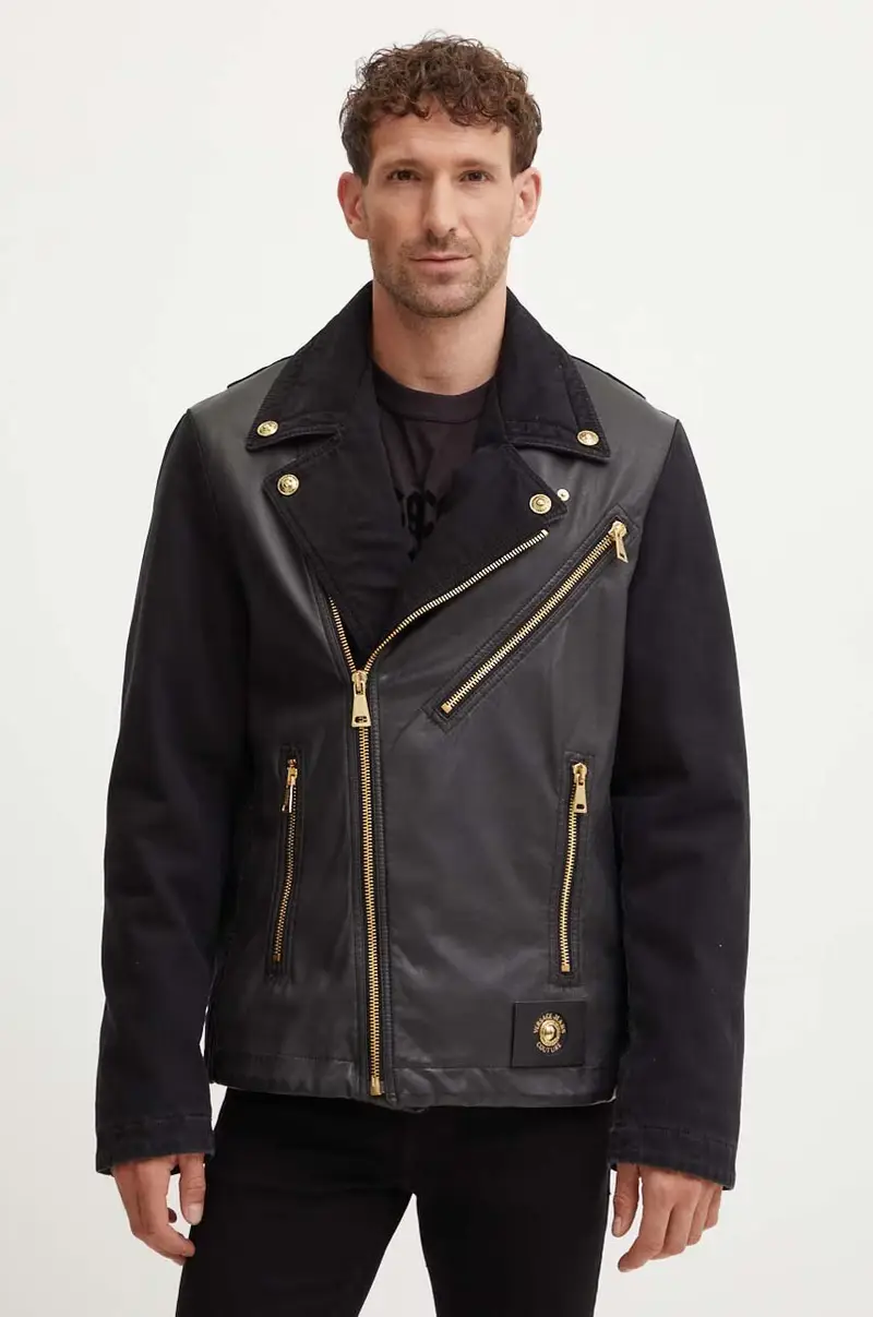 giacca da motociclista uomo colore nero 77GAS4M4 DW012SW0