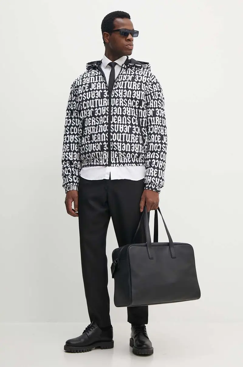 giacca reversibile uomo colore nero 77GAUD16 CQD53 miniatura 2