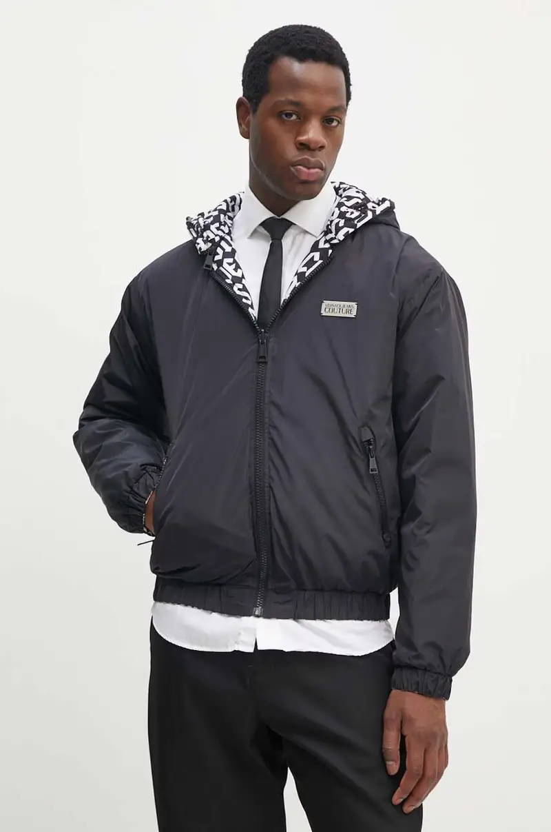 giacca reversibile uomo colore nero 77GAUD16 CQD53 miniatura 4