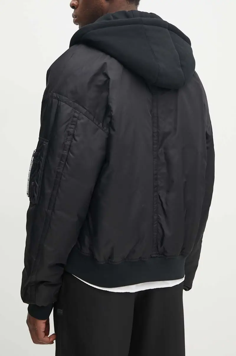 giacca uomo colore nero 77GAU401 CQD46 miniatura 3