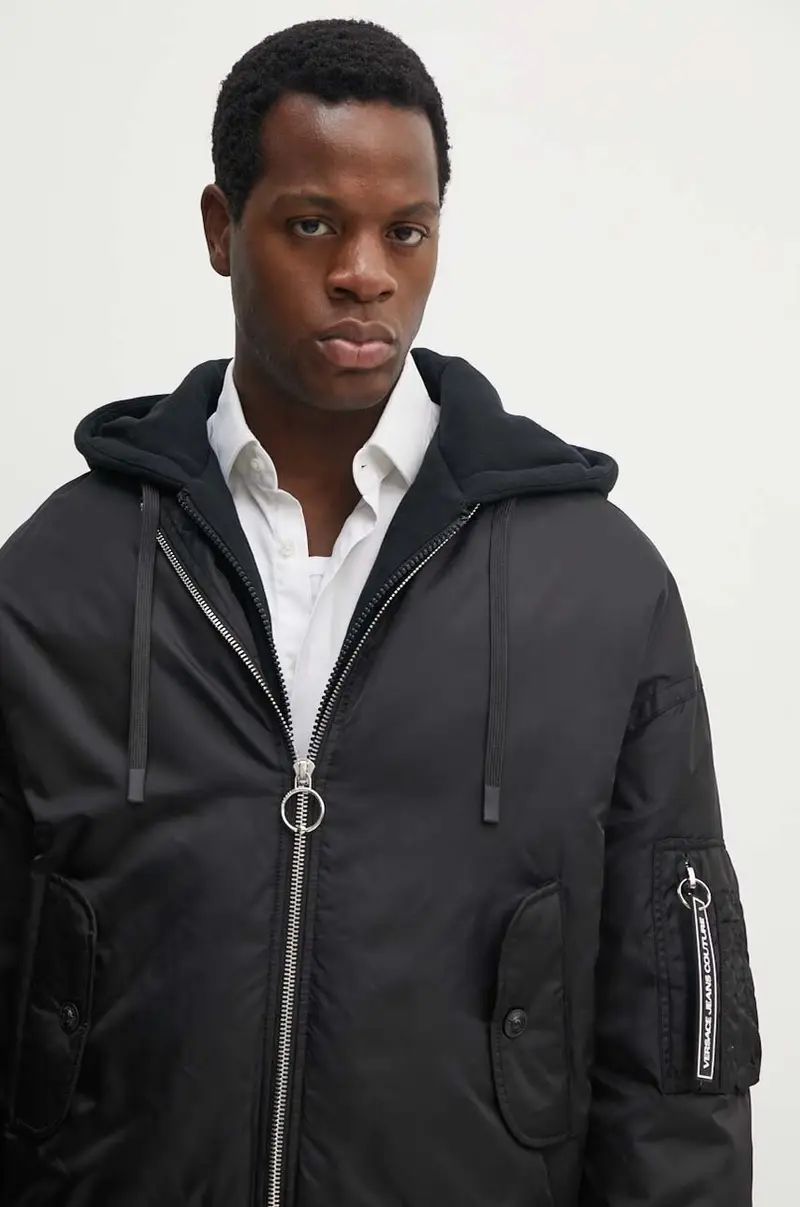 giacca uomo colore nero 77GAU401 CQD46 miniatura 4