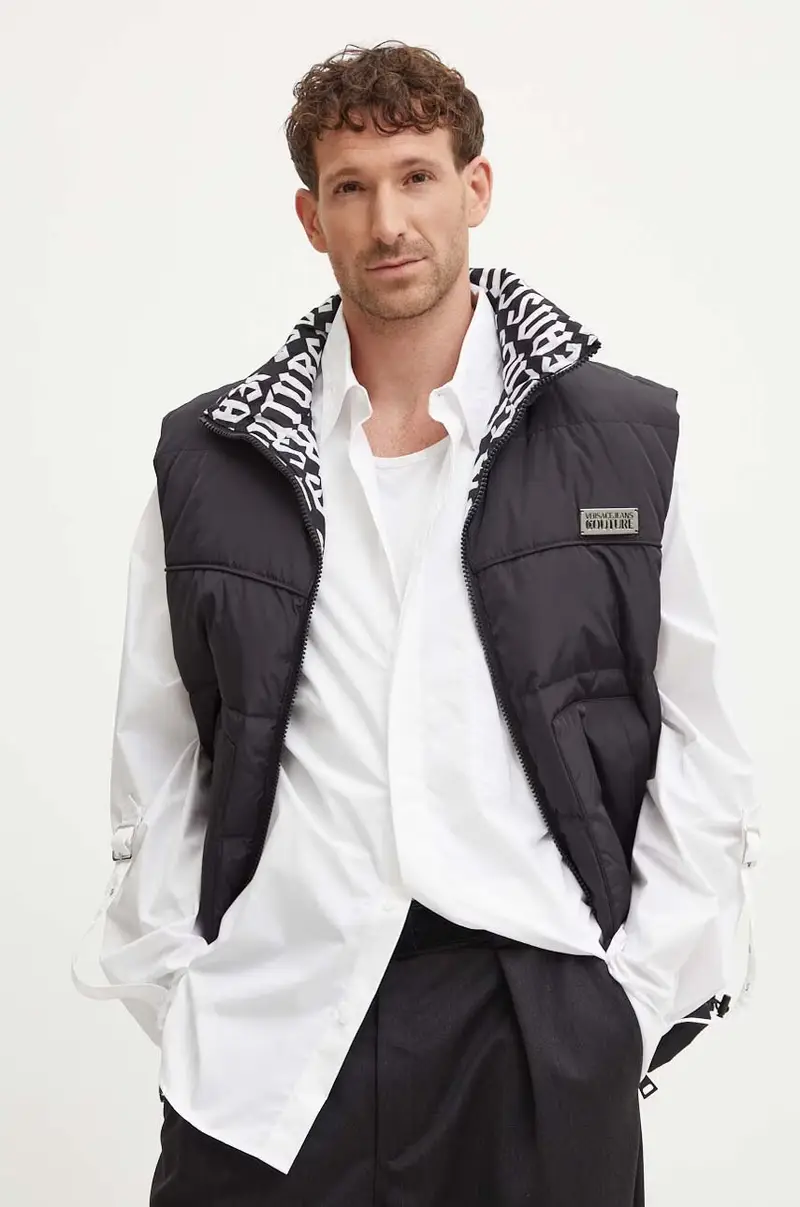 Versace Jeans Couture Gilet Uomo Nero 3625712