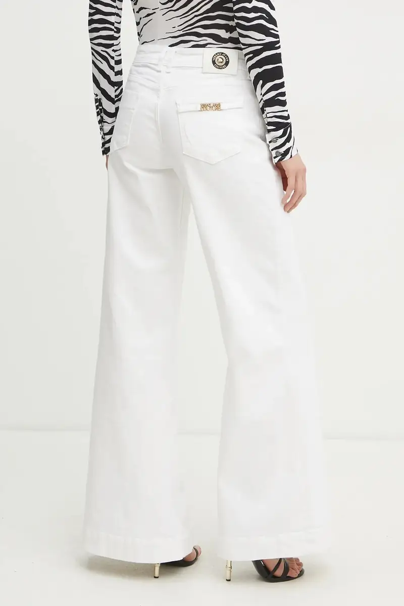 Versace Jeans Couture Jeans Donna Bianco 2455359 miniatura 3