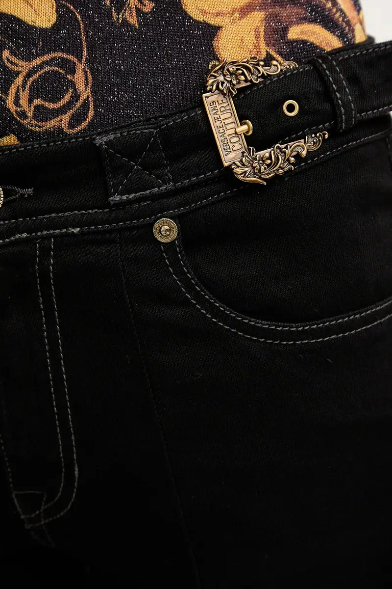 Versace Jeans Couture Jeans Donna Nero 3648647 miniatura 4