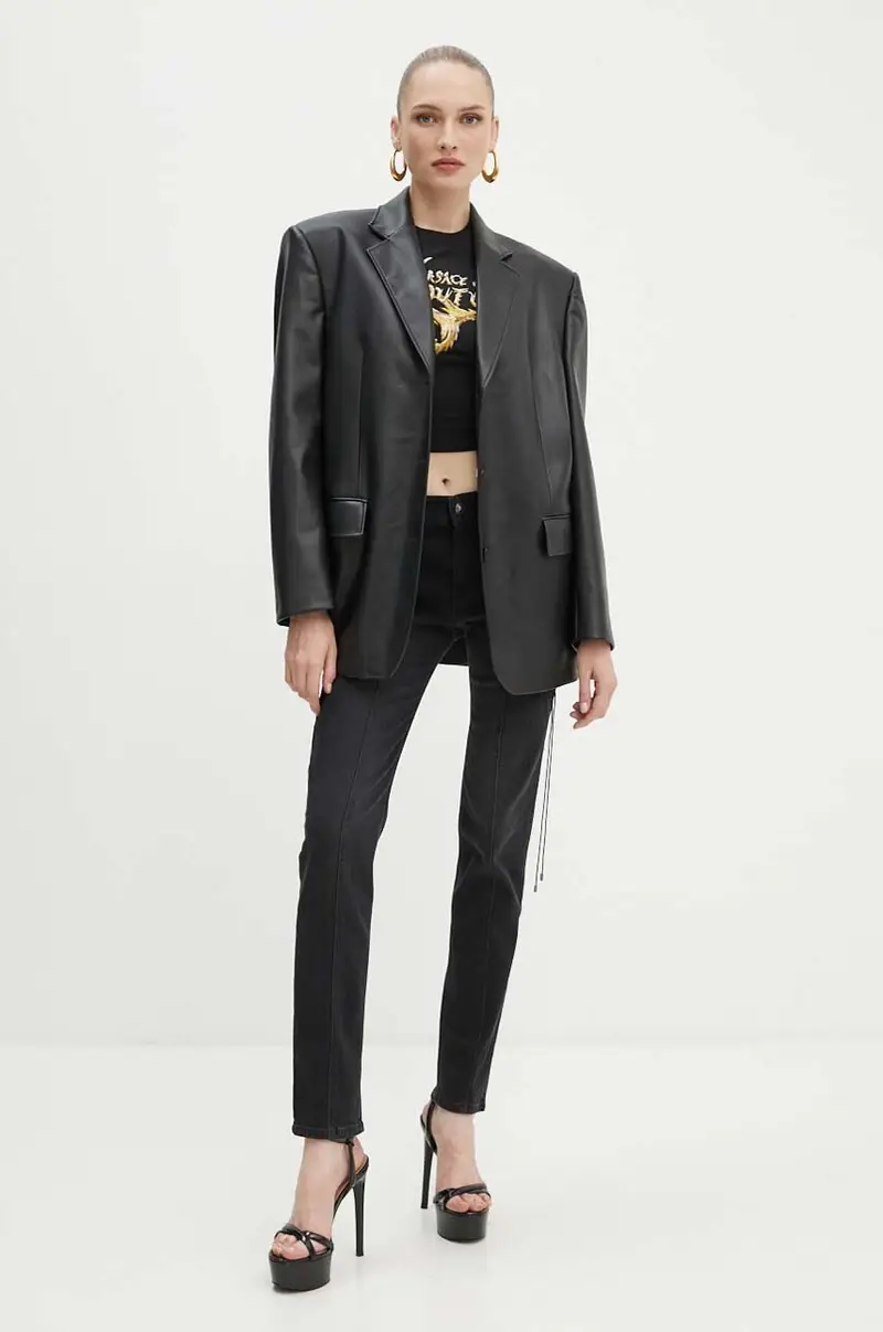 Versace Jeans Couture Jeans Donna Nero 3625601 miniatura 2