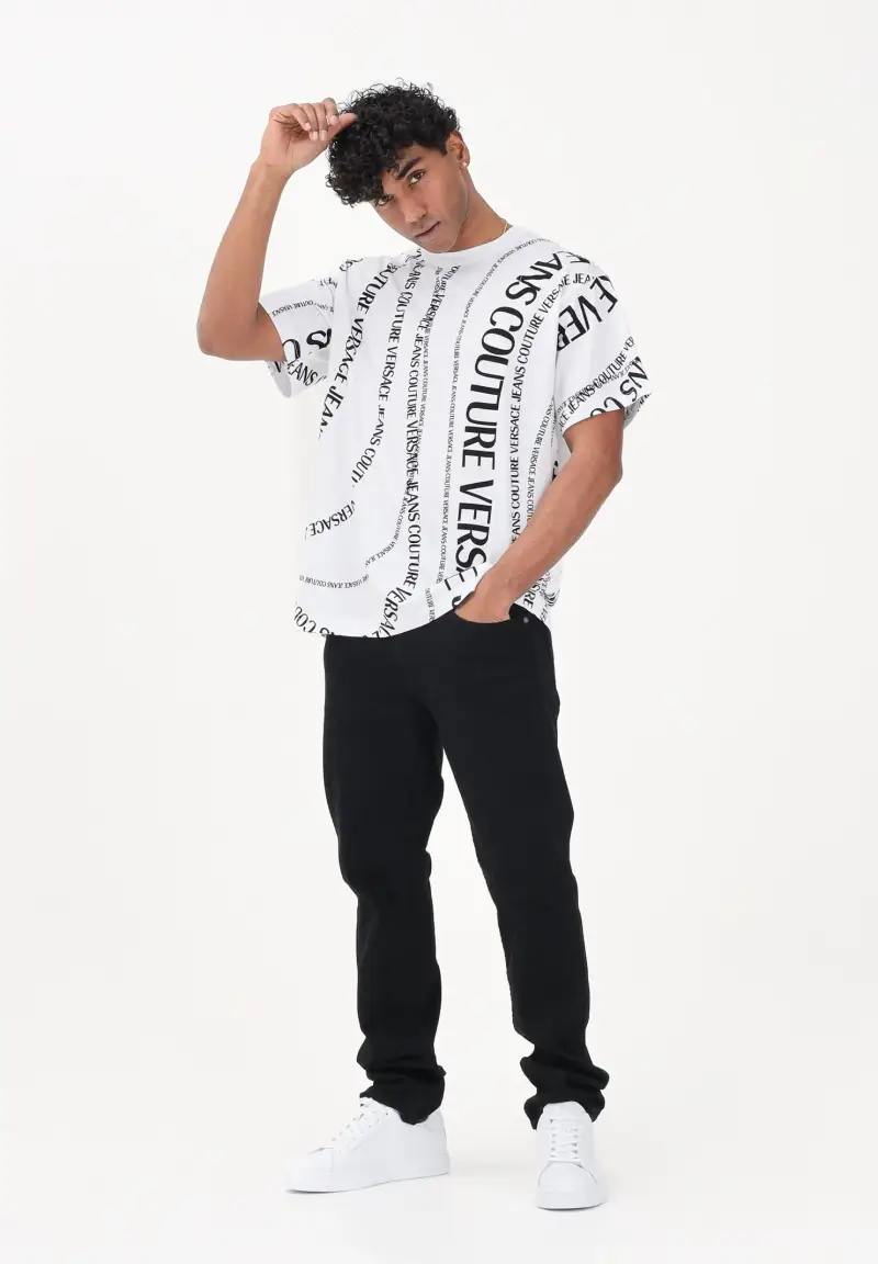 Versace Jeans Couture Jeans Uomo Nero 4267731 miniatura 2