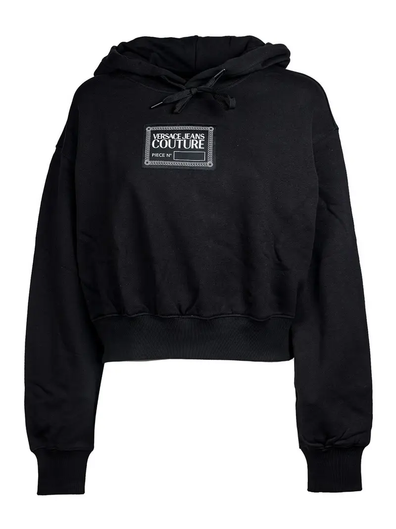 Logo della felpa con cappuccio Nero