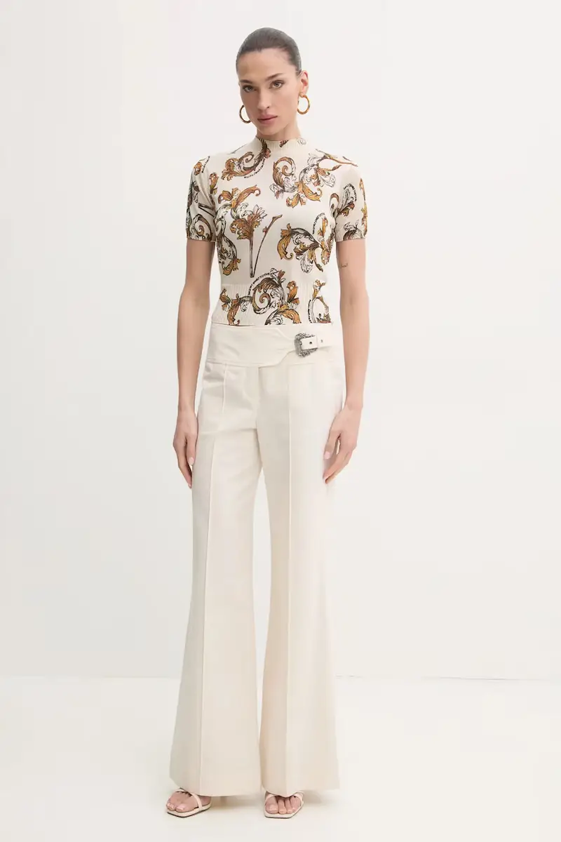 maglione donna colore beige 78HAFM07 CMN45 miniatura 2