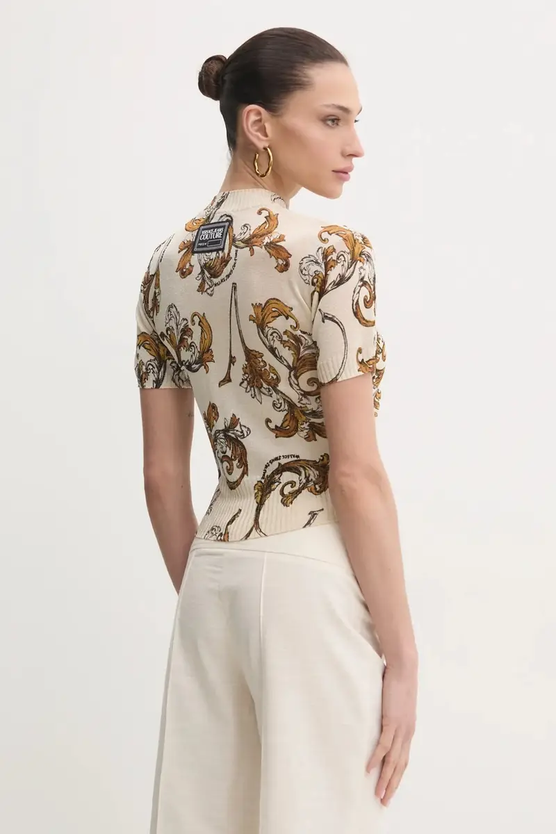 maglione donna colore beige 78HAFM07 CMN45 miniatura 3