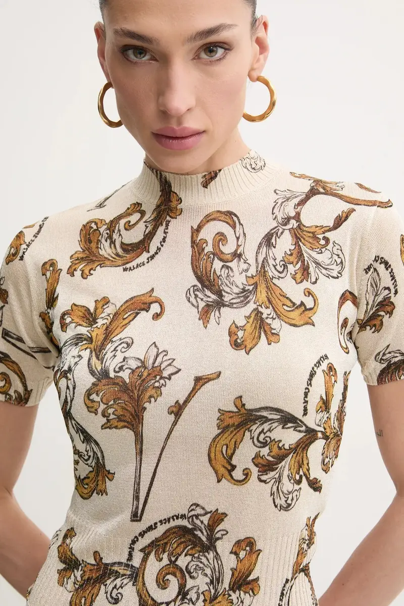 maglione donna colore beige 78HAFM07 CMN45 miniatura 4