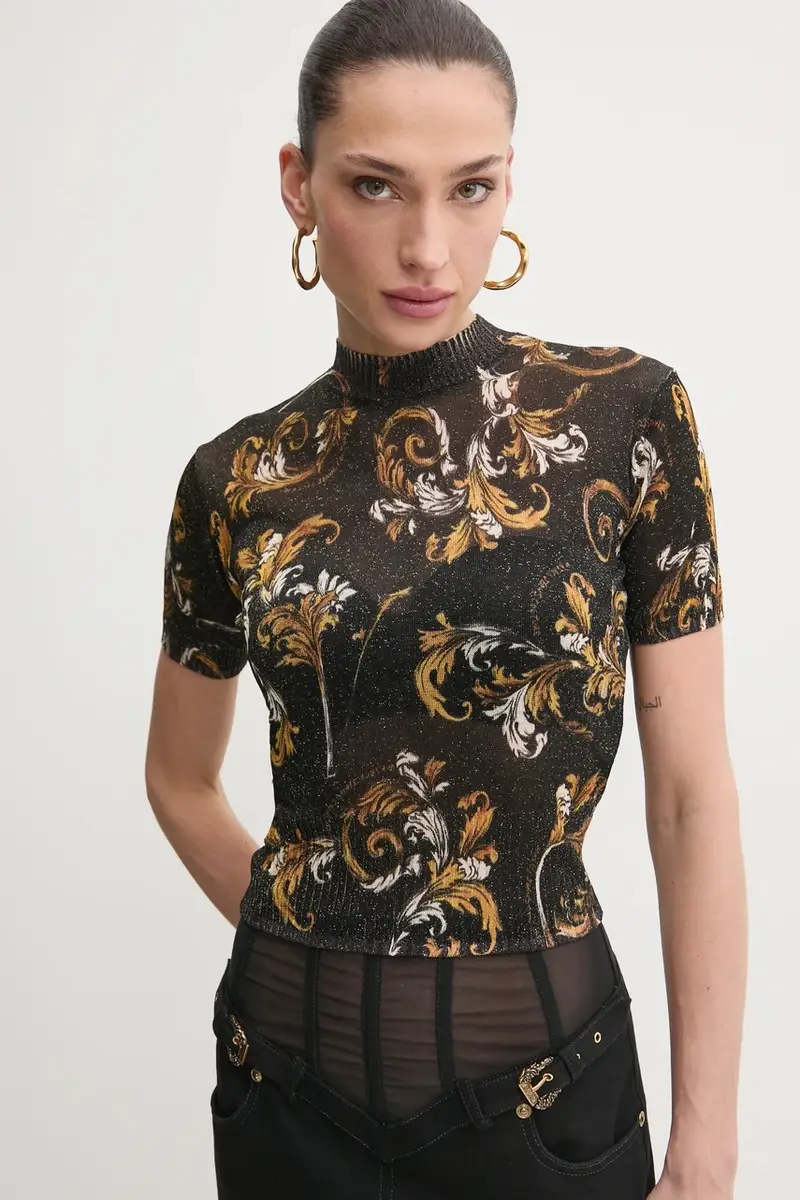 maglione donna colore nero 78HAFM07 CMN45 miniatura 4