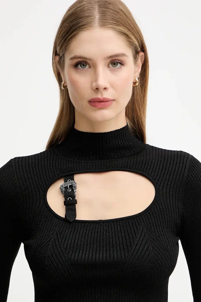 maglione donna colore nero 79HAFM16 CMH23 miniatura 4