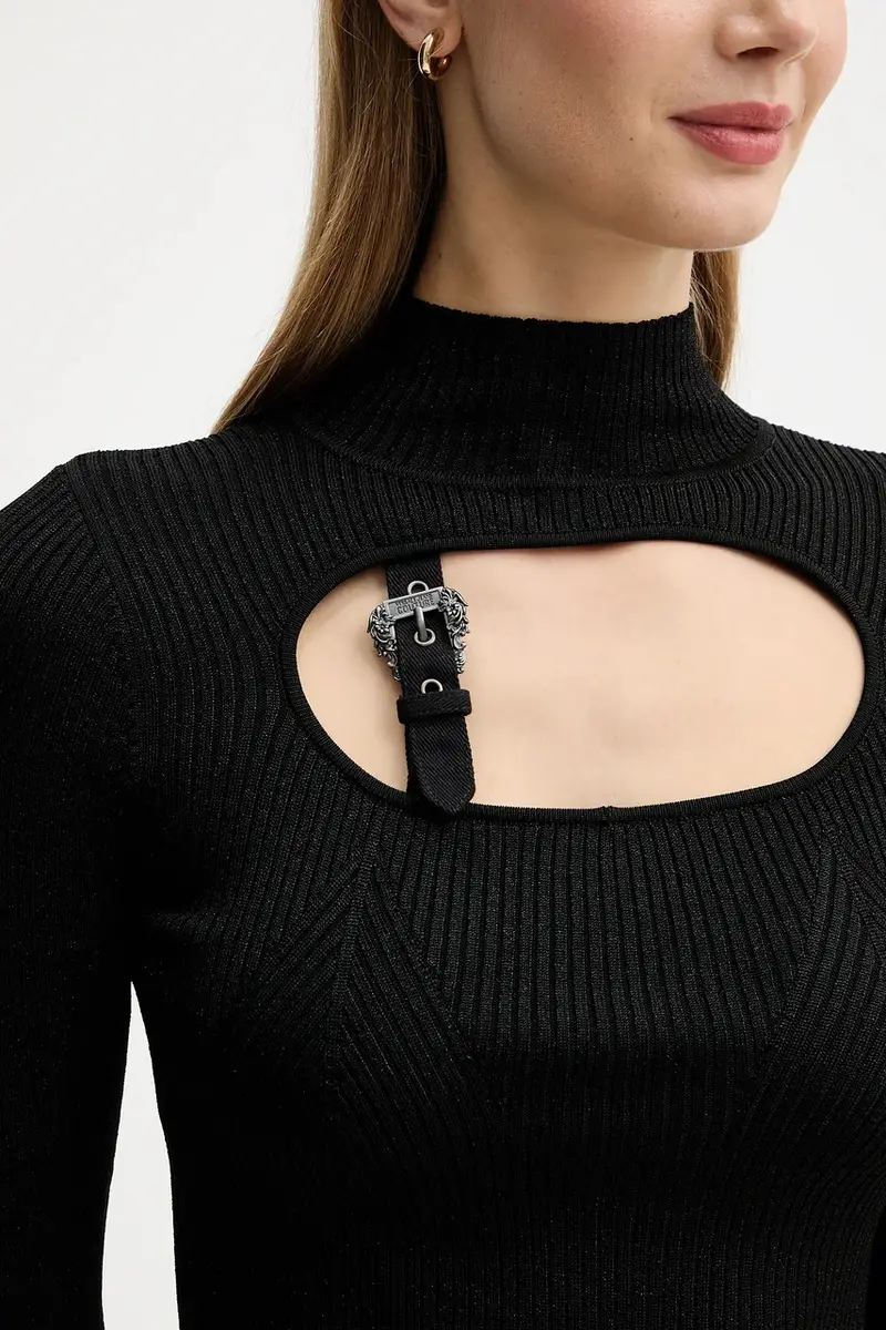 maglione donna colore nero 79HAFM16 CMH23 miniatura 5