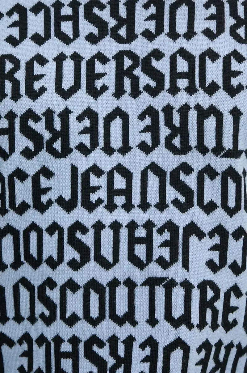 maglione in lana uomo colore blu 77GAFM03 CMN91 miniatura 5