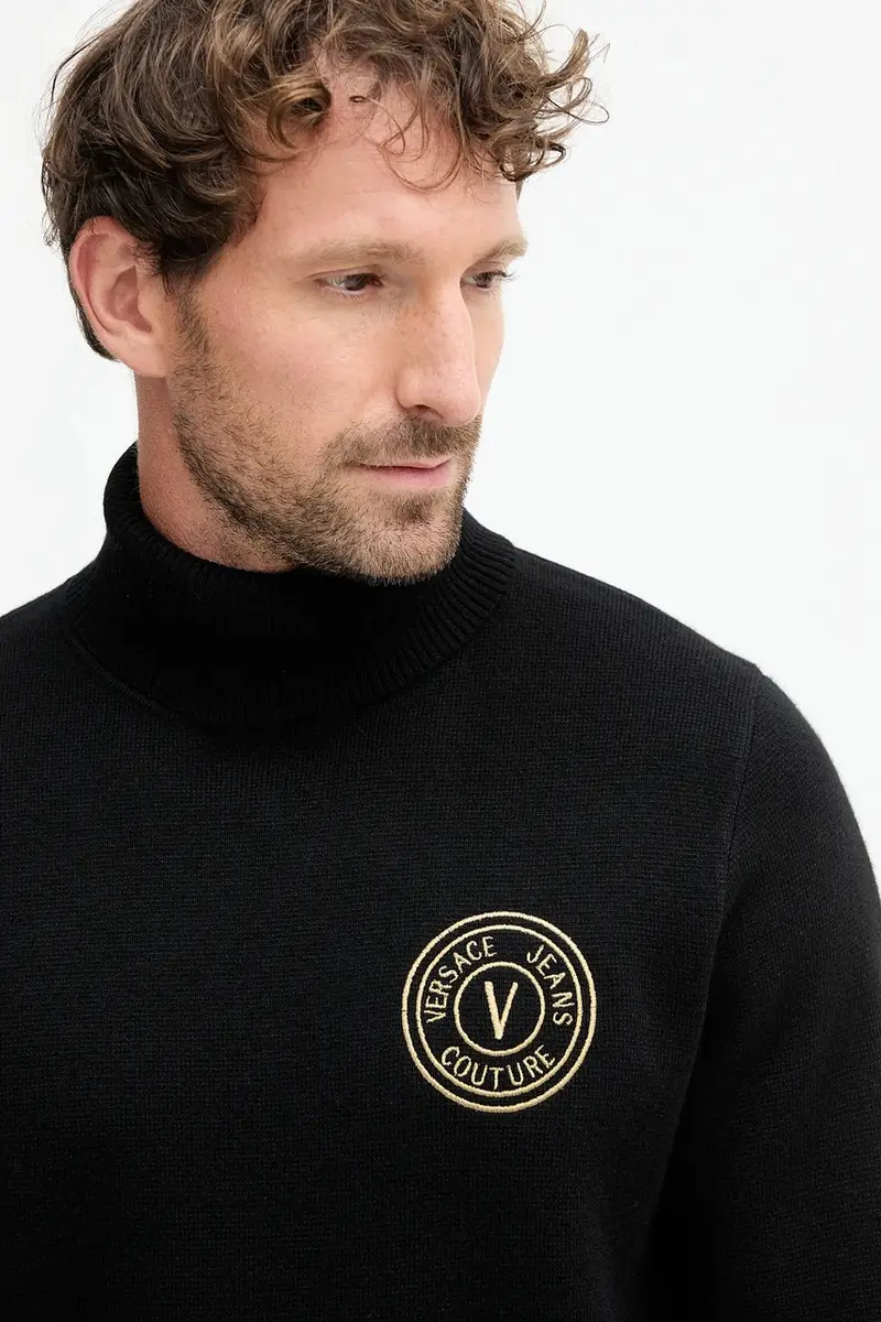 maglione in lana uomo colore nero 79GAFM14 CMH81 miniatura 4