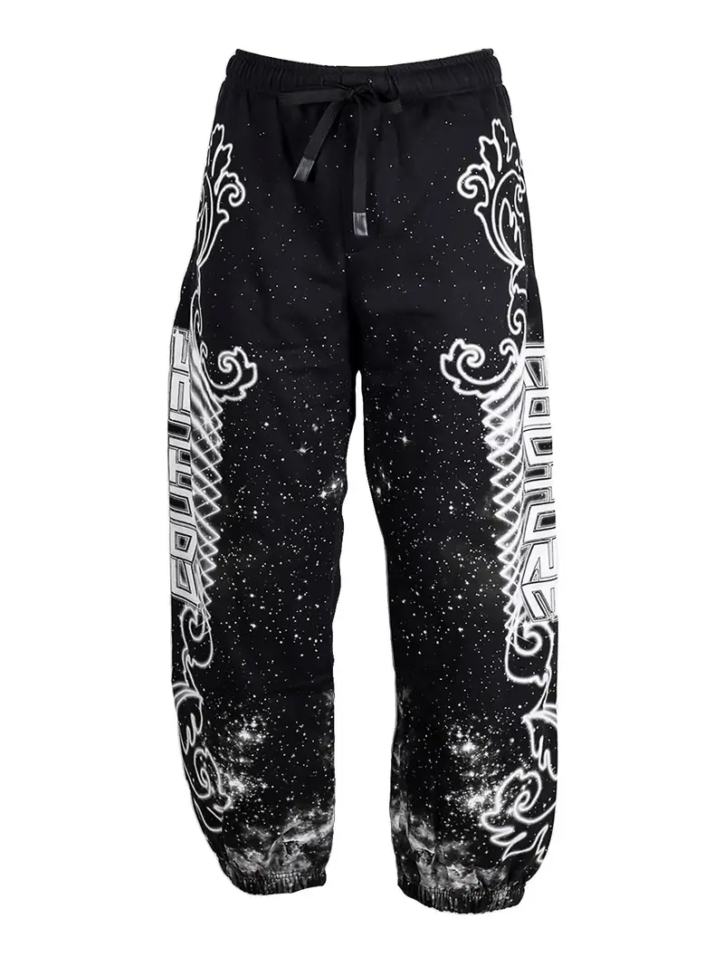 Pantaloni di cotone Nero