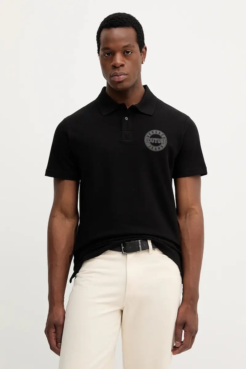 Versace Jeans Couture Polo Uomo Nero 3275856