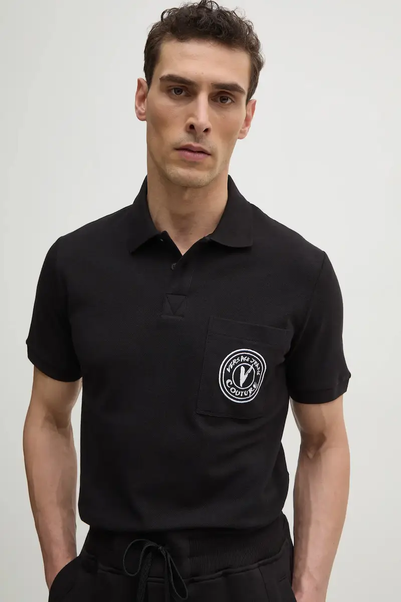 Versace Jeans Couture Polo Uomo Nero 3335524