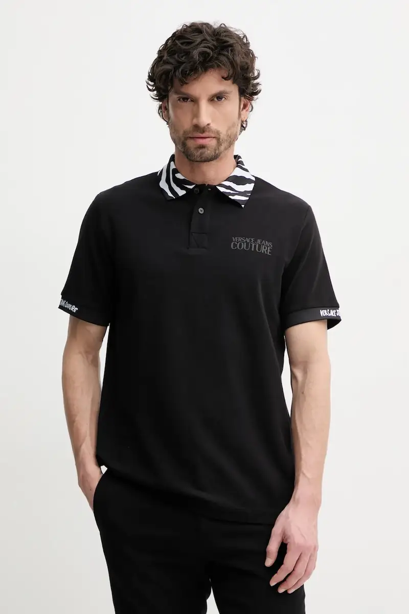 Versace Jeans Couture Polo Uomo Nero 2231013