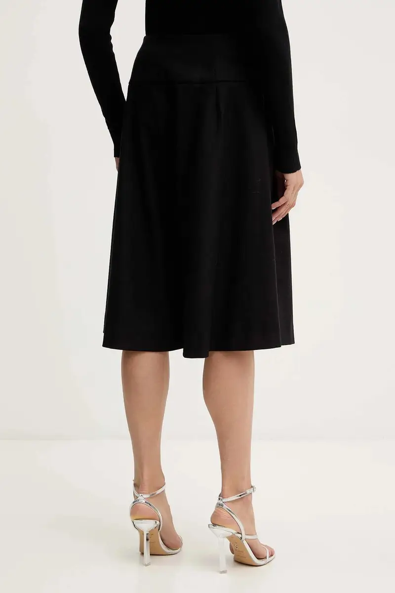 shorts con aggiunta di lana donna colore nero 79HAD102 N0542 miniatura 3