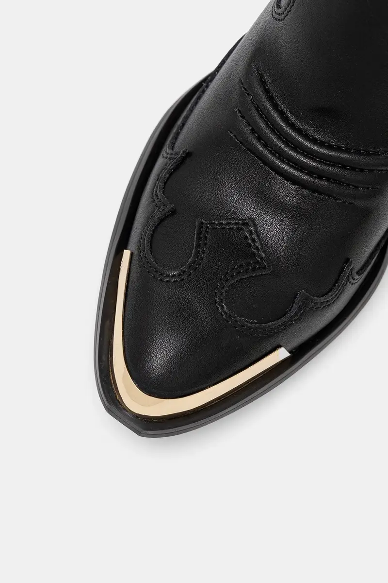 stivali in pelle donna colore nero 79VA3S12 ZPB68 899 miniatura 4